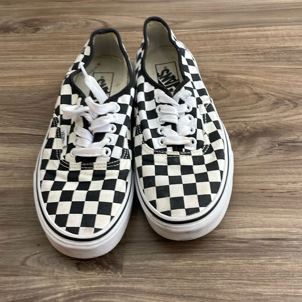 Checkered vans size 8 womens